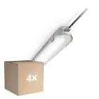 Opakowanie 4x Philips Oprawy Hermetyczne LED CoreLine WT120C G2 42.9W 6000lm - 840 Zimna Biel | 150cm 