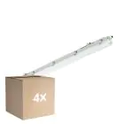 Opakowanie 4x Philips Oprawy Hermetyczne LED Ledinaire WT065C 23/42W 2900/4800lm - 840 Zimna Biel | 120cm