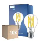 Opakowanie 10x Philips Master LED E27 Gruszka Włókno Przezroczysty 10.5W 1521lm - 922-927 Dim To Warm | Najlepsze Renderowanie Kolorów - Ściemnianie - Zamienne 100W