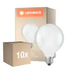 Opakowanie 10x Ledvance Classic LED E27 Globe Włókno Matowy 3.8W 806lm - 827 Bardzo Ciepła Biel | Zamienne 60W