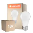 Opakowanie 10x Ledvance Classic LED E27 Gruszka Matowy 8.8W 806lm - 827 Bardzo Ciepła Biel | Światło Dzienne Sensor - Zamienne 60W