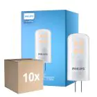 Opakowanie 10x Philips CorePro LED Capsule G4 Matowy 2.1W 210lm - 827 Bardzo Ciepła Biel | Ściemnianie - Zamienne 20W