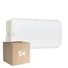 Opakowanie 5x Philips LED Bezpieczeństwo Ledinaire WL055V Valkoinen 6W 630lm - 840 Zimna Biel | 374x150mm - IP65 - Czujnik Ruchu