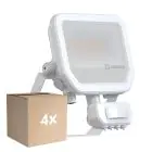 Opakowanie 4x Ledvance LED Iluminacja Aluminium Valkoinen 17W 2200lm 100D - 830 Ciepła Biel | IP65 - Czujnik Ruchu I Światła - Symetryczny