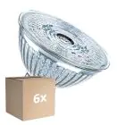 Opakowanie 6x Osram Superstar LED GU5.3 Spot Przezroczysty 3.4W 230lm - 927 Bardzo Ciepła Biel | Ściemnianie - Najlepsze Renderowanie Kolorów - Zamienne 20W