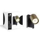 D'Lite Światło Ścienne Prisma Metal Złoty | IP20 - Nadaje Się Do 1x GU10