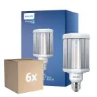 Opakowanie 6x Philips TrueForce LED E27 HPL Przezroczysty 42W 6000lm 360D - 840 Zimna Biel | Zamienne 125W