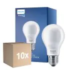 Opakowanie 10x Philips Classic LED Żarówka E27 Gruszka Matowy 4.5W 470lm - 827 Bardzo Ciepła Biel | Zamienne 40W