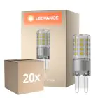 Opakowanie 20x Ledvance Performance LED Capsule Przezroczysty G9 4.4W 600lm - 827 Bardzo Ciepła Biel | Ściemnianie - Zamienne 48W
