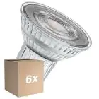 Opakowanie 6x Osram LED Superstar Reflektor Spot GU10 PAR16 6W 575lm 120D - 927 Bardzo Ciepła Biel | Najlepsze Renderowanie Kolorów - Ściemnianie - Zamienne 46W
