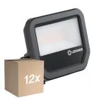 Opakowanie 12x Ledvance LED Iluminacja Aluminium Czarny 17W 2400lm 100D - 865 Światło Dzienne | IP66 - Symetryczny