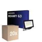 Opakowanie 20x Noxion LED Iluminacja Beamy G3.1 Czarny 50W 5500lm 110D - 830 Ciepła Biel | IP65 - Symetryczny 