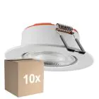 Opakowanie 10x Ledvance Spot Combo Fire Rated FIX Valkoinen 5W 560lm 60D - 840 Zimna Biel | Aukko 70 - IP65 - Ściemnianie