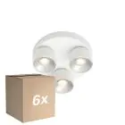 Opakowanie 6x Nordlux Pitcher Spot Metal Valkoinen | Nadaje Się Do 3x GU10
