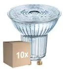 Opakowanie 10x Osram Parathom LED GU10 Spot Przezroczysty 3.4W 230lm - 927 Bardzo Ciepła Biel | Ściemnianie - Najlepsze renderowanie kolorów - Zamienne 35W