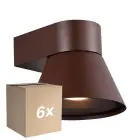 Opakowanie 6x Nordlux Kyklop Cone Światło Ścienne Aluminium Zardzewiały | Nadaje Się Do GU10