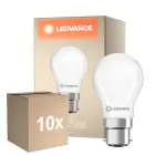 Opakowanie 10x Ledvance Classic LED B22 Gruszka Matowy 3.4W 470lm - 827 Bardzo Ciepła Biel | Zamienne 40W