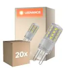Opakowanie 20x Ledvance LED Pin G9 Przezroczysty 4.5W 600lm - 827 Bardzo Ciepła Biel | Zamienne 48W