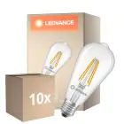 Opakowanie 10x Ledvance Classic LED Edison E27 Gruszka Włókno Przezroczysty 3.8W 806lm - 827 Bardzo Ciepła Biel | Zamienne 60W