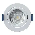 EcoDim Wpuszczany Spot Valkoinen 6W 450lm 60D 827- 860 Przestrajalny Valkoinen | RGB - 85mm - Aukko 75mm - IP54 - Zigbee Ściemnianie