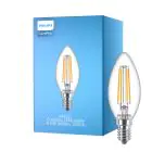 Philips Corepro LED Świeca E14 Włókno Przezroczysty 6.5W 806lm - 827 Bardzo Ciepła Biel | Zamienne 60W
