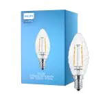 Philips Corepro LED Świeca E14 skręcona świeca Włókno Przezroczysty 2W 250lm - 827 Bardzo Ciepła Biel | Zamienne 25W
