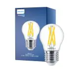 Philips MASTER LED E27 Piłka Włókno Przezroczysty 3.5W 470lm - 922-927 Dim To Warm | Najlepsze Renderowanie Kolorów - Ściemnianie - Zamienne 40W