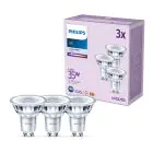 Opakowanie 3x Philips LED Spot GU10 PAR16 4W 275lm 36D - 840 Zimna Biel