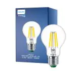 Philips MASTER LED Żarówka Ultra Efficient E27 Gruszka Przezroczysty 2.3W 485lm - 840 Zimna Biel | Zamienne 40W