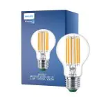 Philips MASTER LED Żarówka Ultra Efficient E27 Gruszka Przezroczysty 5.2W 1095lm - 830 Ciepła Biel | Zamienne 75W