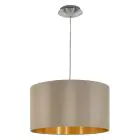 Eglo Lampa Wisząca Maserlo Stal Satynowy Nikiel | Nadaje Się Do E27