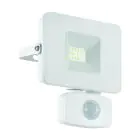 Eglo Światło Ścienne Faedo 3 Aluminium Valkoinen 10W 1000lm - 850 Zimna Biel | IP44 - Czujnik Ruchu