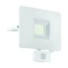 Eglo Światło Ścienne Faedo 3 Aluminium Valkoinen 31W 3400lm - 850 Zimna Biel | IP44 - Czujnik Ruchu