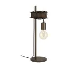 Eglo Lampa Stołowa Townshend 4 Stal Brązowy Czarny | IP20 - Nadaje Się Do 1x E27 