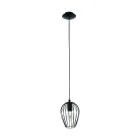 Eglo Lampa Wisząca Newtown Stal Czarny | IP20 - Nadaje Się Do 1x E27 