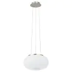 Eglo Lampa Wisząca Optica Stal Satynowy Nikiel | Nadaje Się Do 2x E27