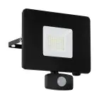 Eglo Światło Ścienne Faedo 3 Aluminium Czarny 31W 3400lm - 850 Zimna Biel | IP44 - Czujnik Ruchu