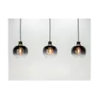 Eglo Lampa Wisząca Oilella Stal Czarny Złoty | IP20 - Nadaje Się Do 3x E27 