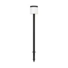 Eglo Kolec Światło Pantete Solar Czarny 7W 840lm - 830 Ciepła Biel | IP65 - Czujnik Ruchu