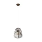 Eglo Lampa Wisząca Espinal Stal Brąz | IP20 - Nadaje Się Do 1x E27 
