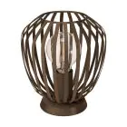 Eglo Lampa Stołowa Espinal Stal Bronze | IP20 - Nadaje Się Do 1x E27 