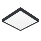 Eglo Lampa sufitowa Oświetlenie łazienkowe Fueva 6 Plastikowy Czarny 13W 2100lm - 827-840-865 CCT