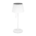 Eglo Lampa Stołowa Scordiano Solar Stal Valkoinen 2W 220lm - 830-840-865 CCT | IP44 - USB-C
