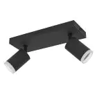 Eglo Connect.Z Smart Sufit Spot Melitello-Z Stal Czarny 7.4W 1100lm - 827-865 Przestrajalny Valkoinen + RGB | Ściemnianie