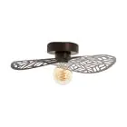 Eglo Lampa sufitowa Swaby Stal Brąz | IP20 - Nadaje Się Do 1x E27 