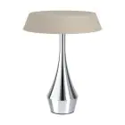 Eglo Lampa Stołowa Turcio Stal Chrome 5W 310lm - 825-830-840 CCT | IP44 - Touch Ściemnianie - USB-C